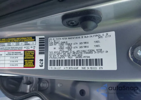 2020 Toyota Tacoma Trd Off-Road from USA, damaged, VIN 3TMCZ5AN1LM307978